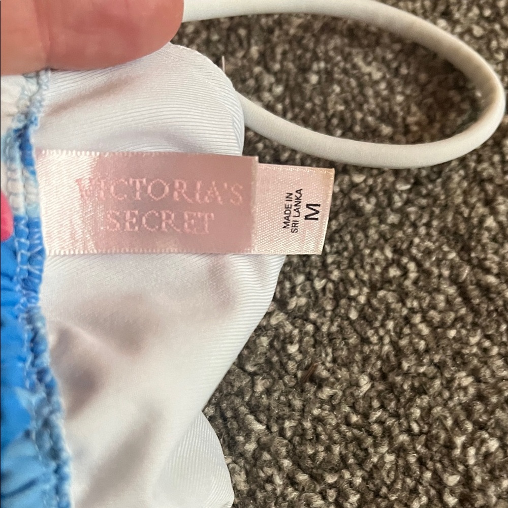 Victoria's Secret Blue and White Top Swimwear - Picture 2 of 2